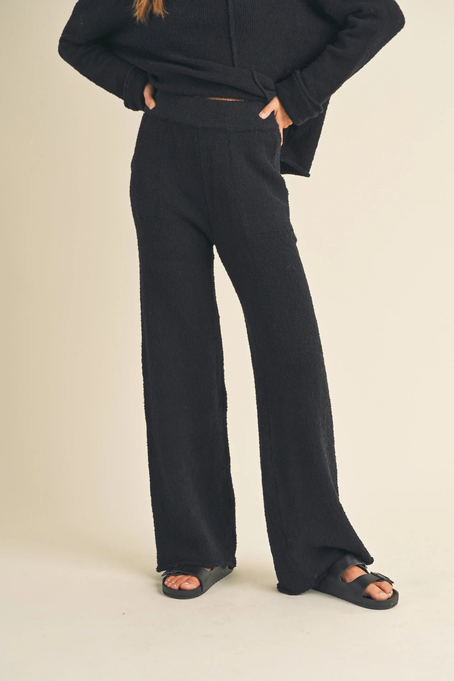 Relaxed Knit Sweater Pants