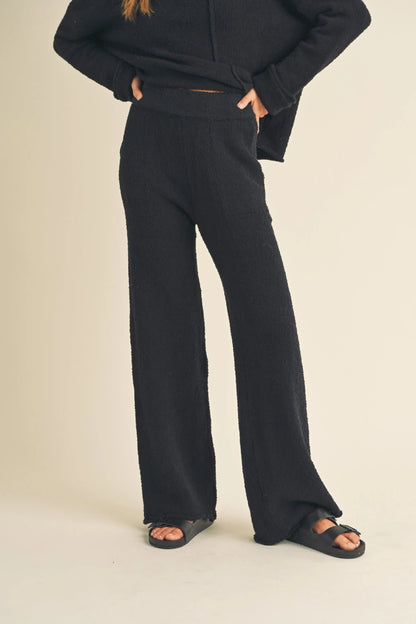 Relaxed Knit Sweater Pants