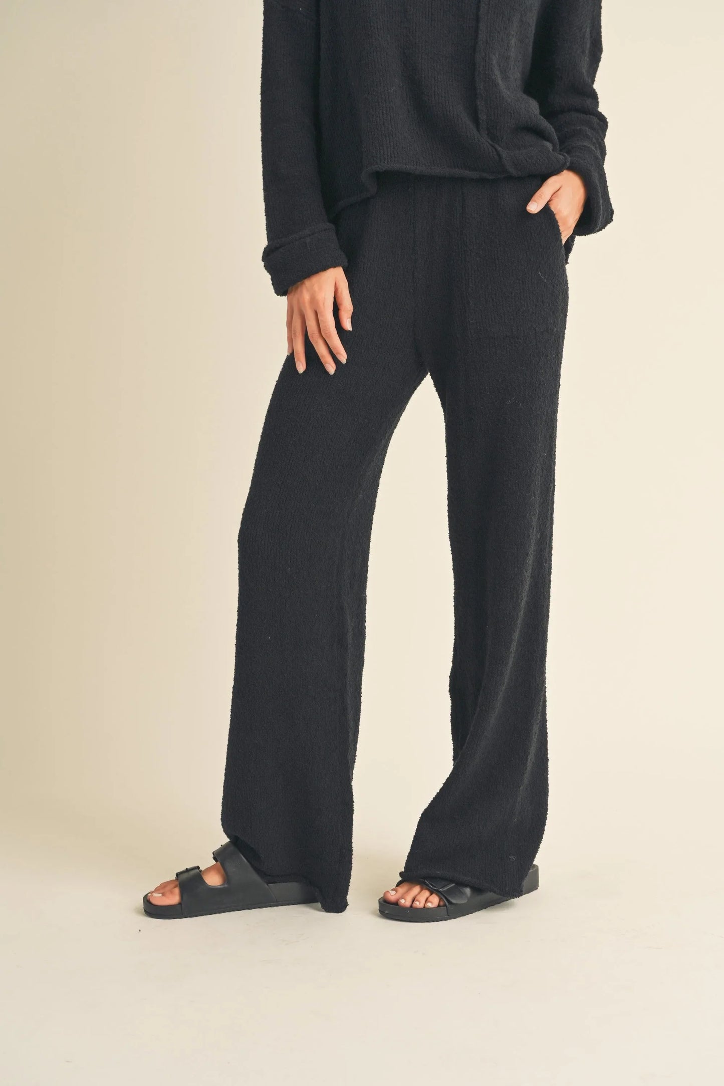 Relaxed Knit Sweater Pants