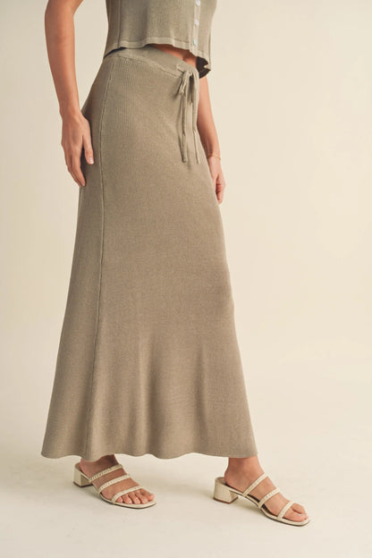 Knit Maxi Skirt - Maxi Skirts