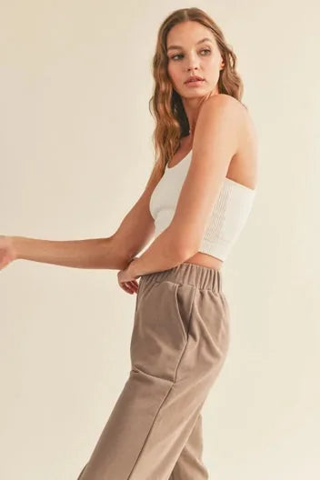 Ribbed Seamless Compressive Tank Top — Flattering Supportive Functional Everyday Athleisure Style - Tank Tops