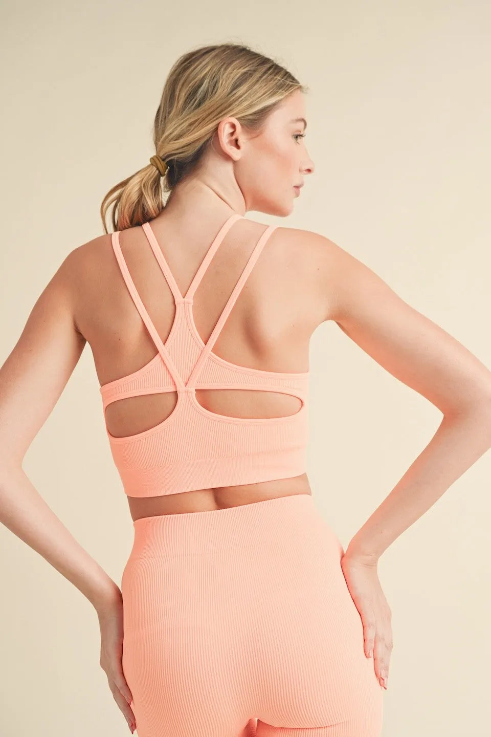 Seamless Tank Top And Shorts Set - Activewear