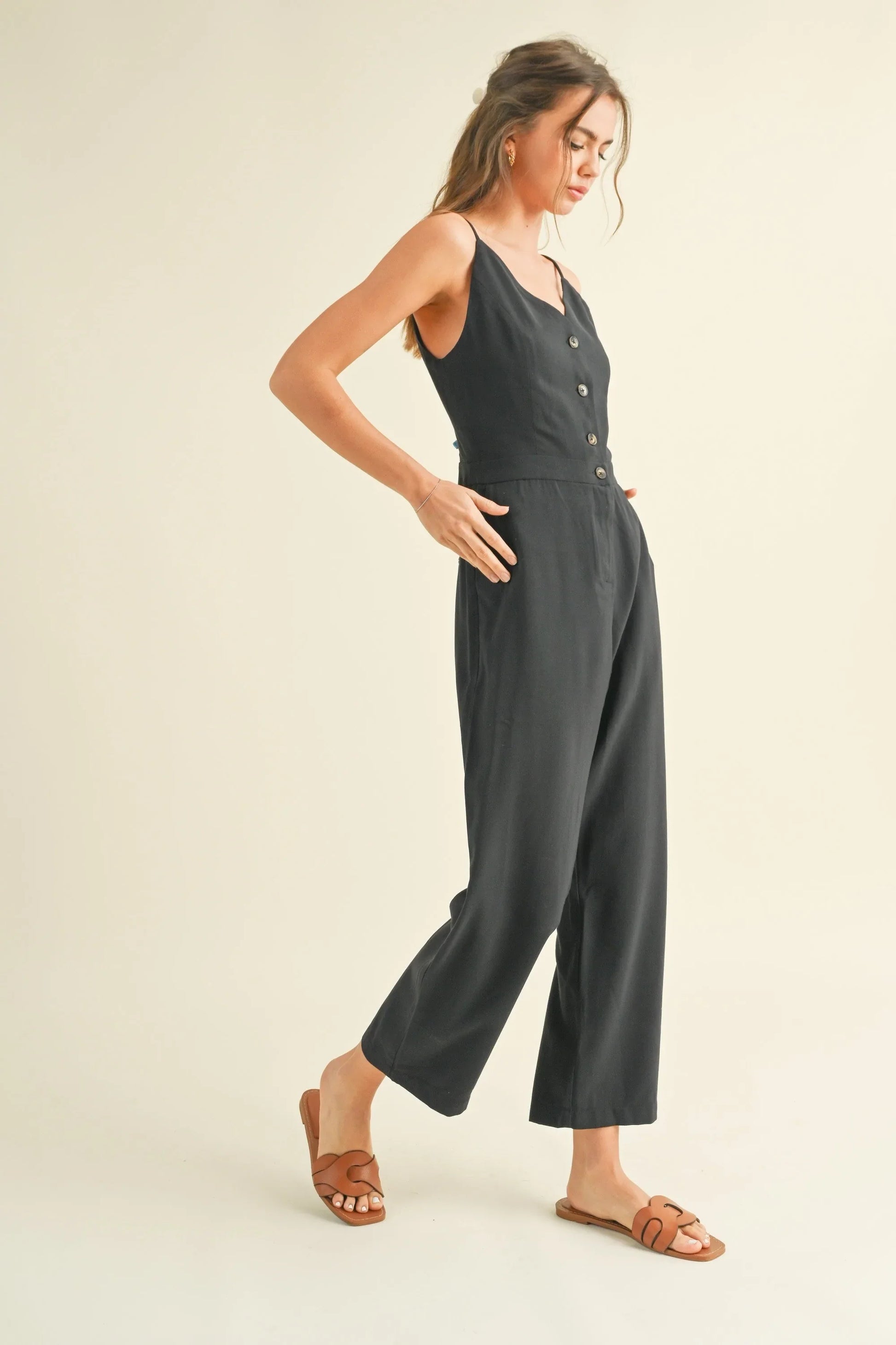 Sleeveless Formal Jumpsuit - Jumpsuits & Rompers
