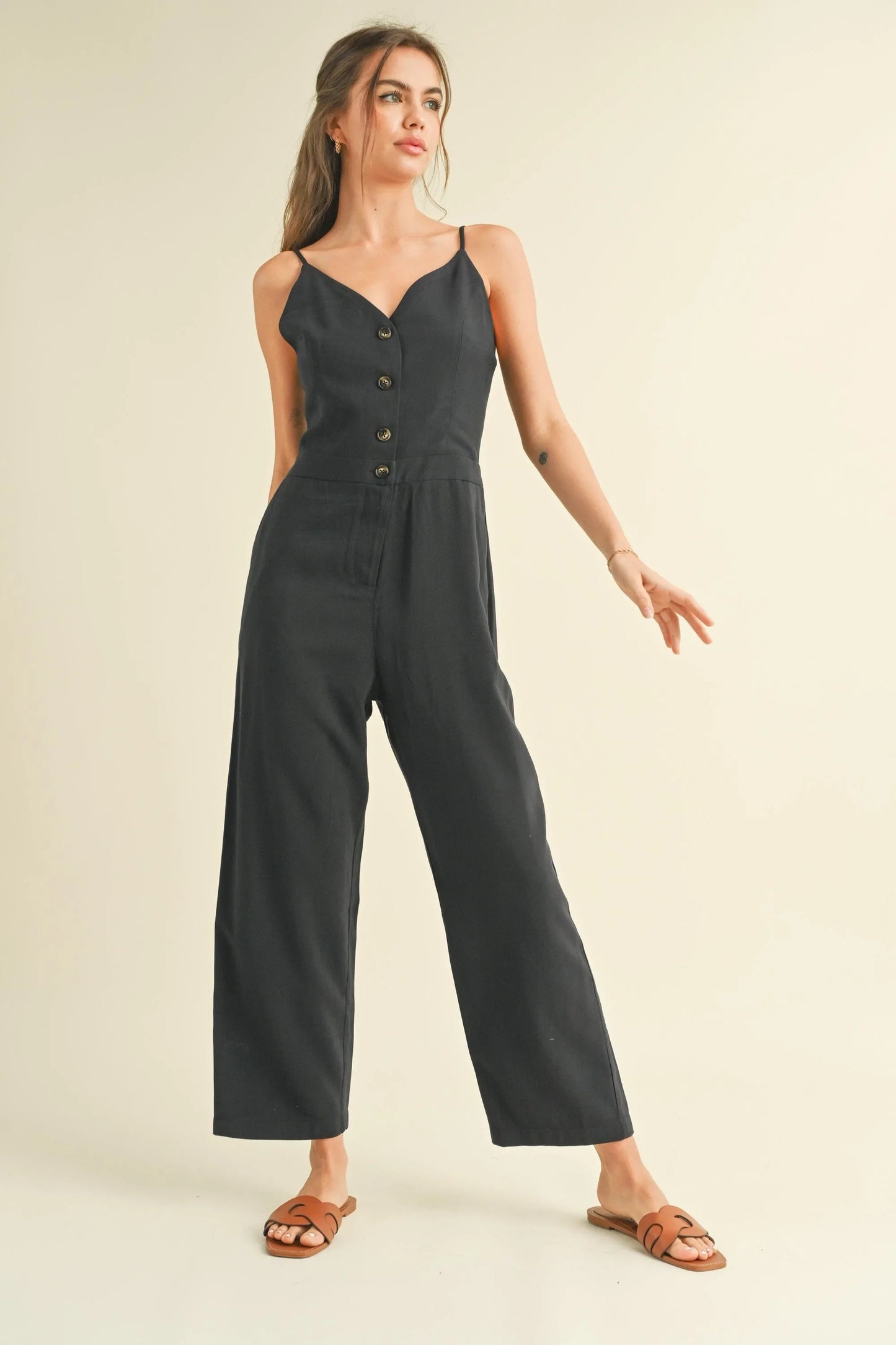 Sleeveless Formal Jumpsuit - Jumpsuits & Rompers