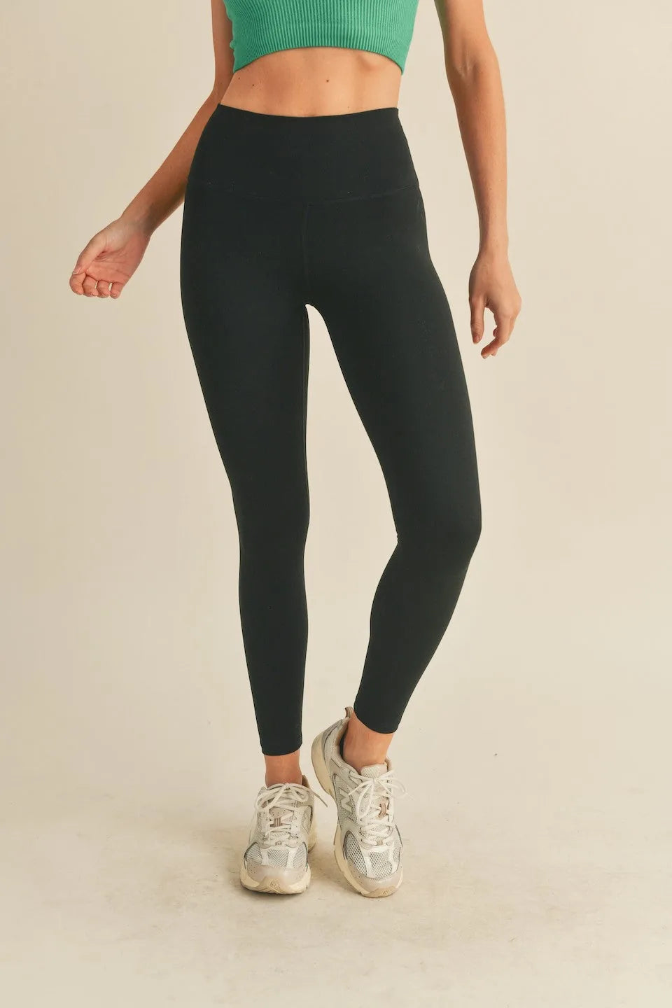 Performance High-Rise Four-Way Stretch Active Leggings — Quick-Dry Weightless Flexible Athletic Style - Active Leggings