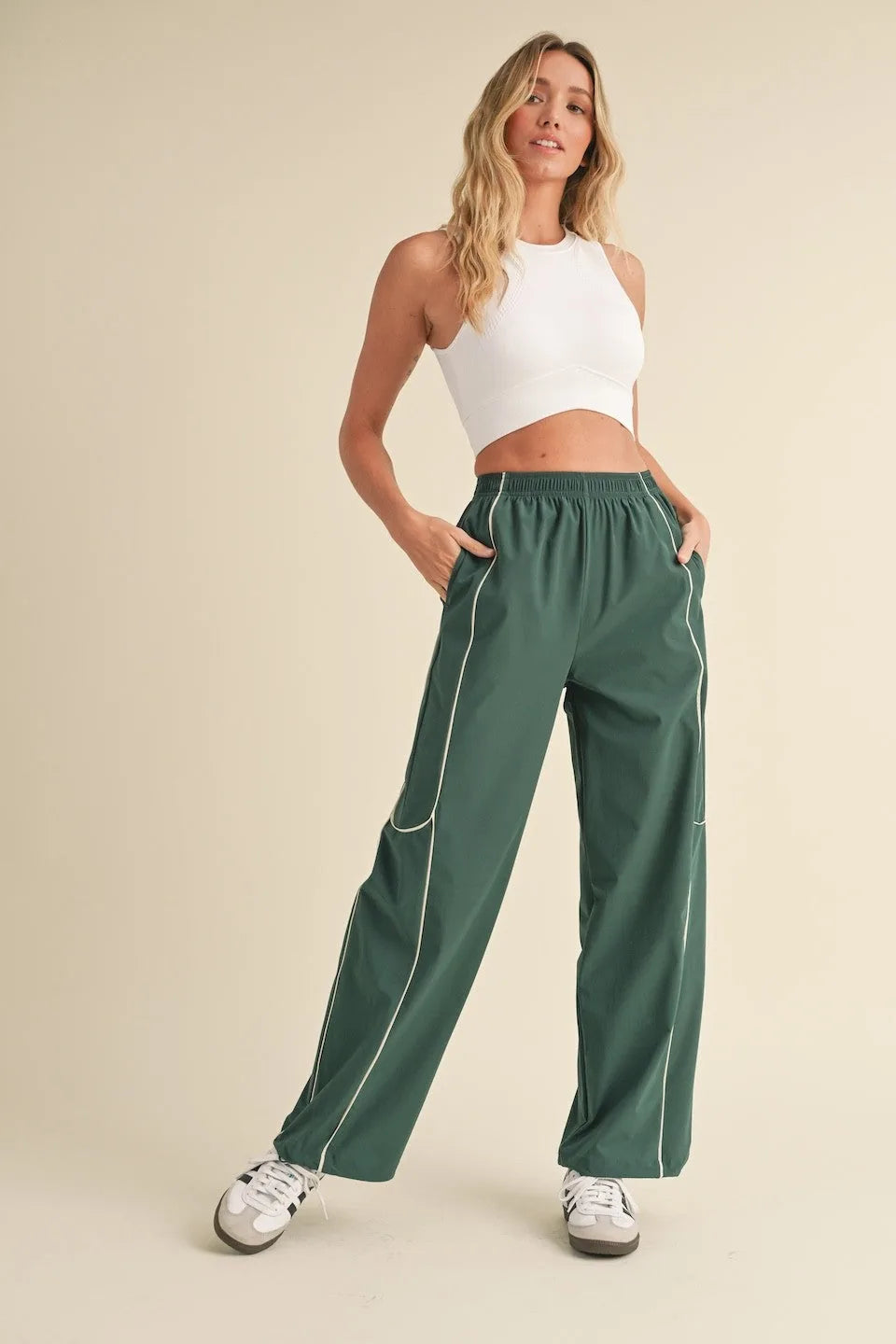 Seamless Ribbed Crop Tank Top - Tank Top