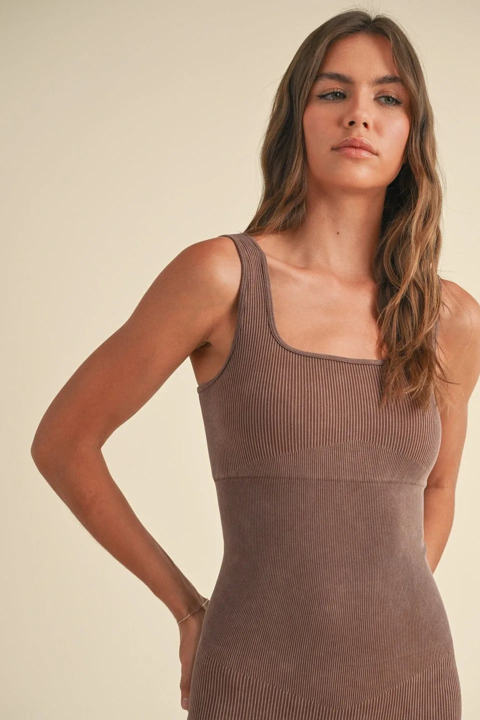 Basic Ribbed Romper - Activewear