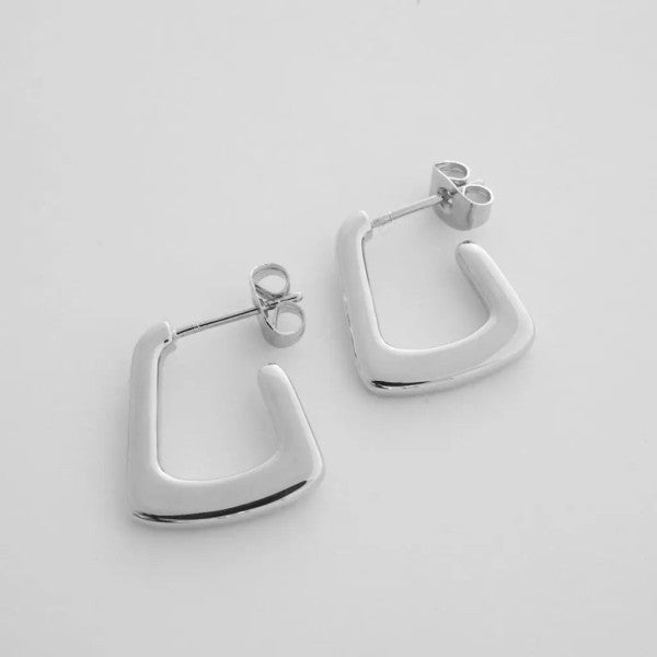 Demi Hoop Earrings Trendy Earrings Outfit Idea for Women | Ro + Ivy