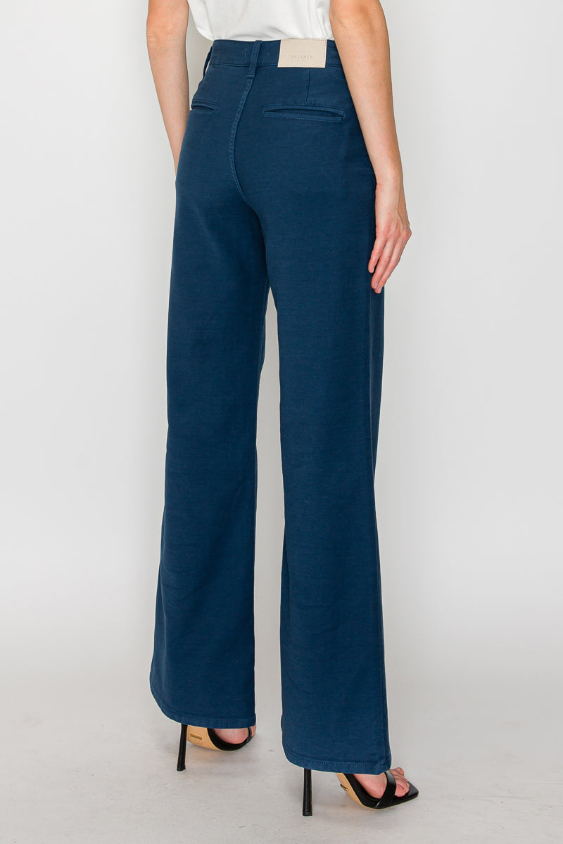 Tummy Control High Rise Wide Flare Flattering Jeans — Elongating Elegant Everyday Style - DENIM (NEW)
