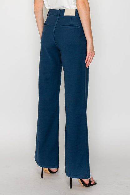 Tummy Control High Rise Wide Flare Flattering Jeans — Elongating Elegant Everyday Style - DENIM (NEW)