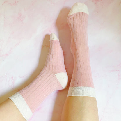 Silky Jacquard Trouser Socks 2-Pack — Lightweight Luxury Finish - Socks