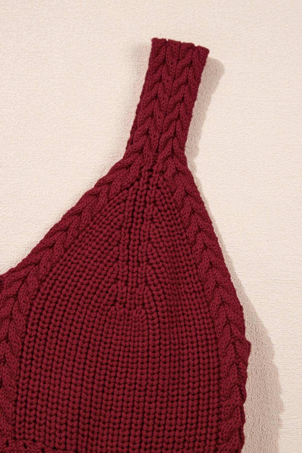 Pointelle Slim Fit Sweater Tank — Sexy Open Knit Everyday Wardrobe Style -