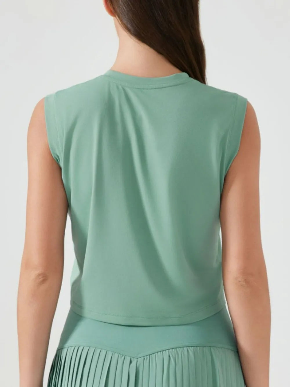 Round Neck Activewear Tank Top