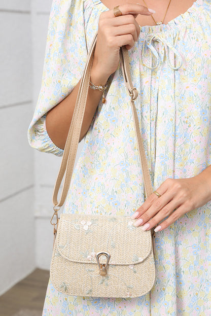 Intricately Woven Detail One Shoulder Bag — Elegant Everyday Carry Style - Shoulder Bags