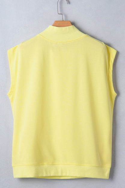 Pickleball Club Slogan Cropped Mock Graphic Top — Sporty Casual Everyday Style - Graphic Tees