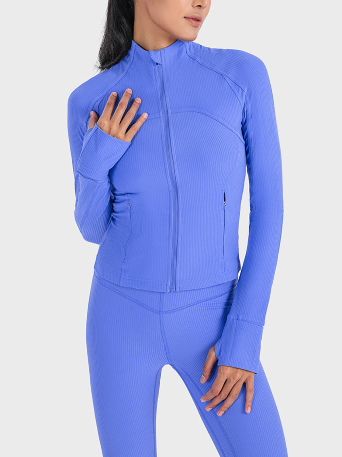 Long Sleeve Zip-Up Activewear Jacket