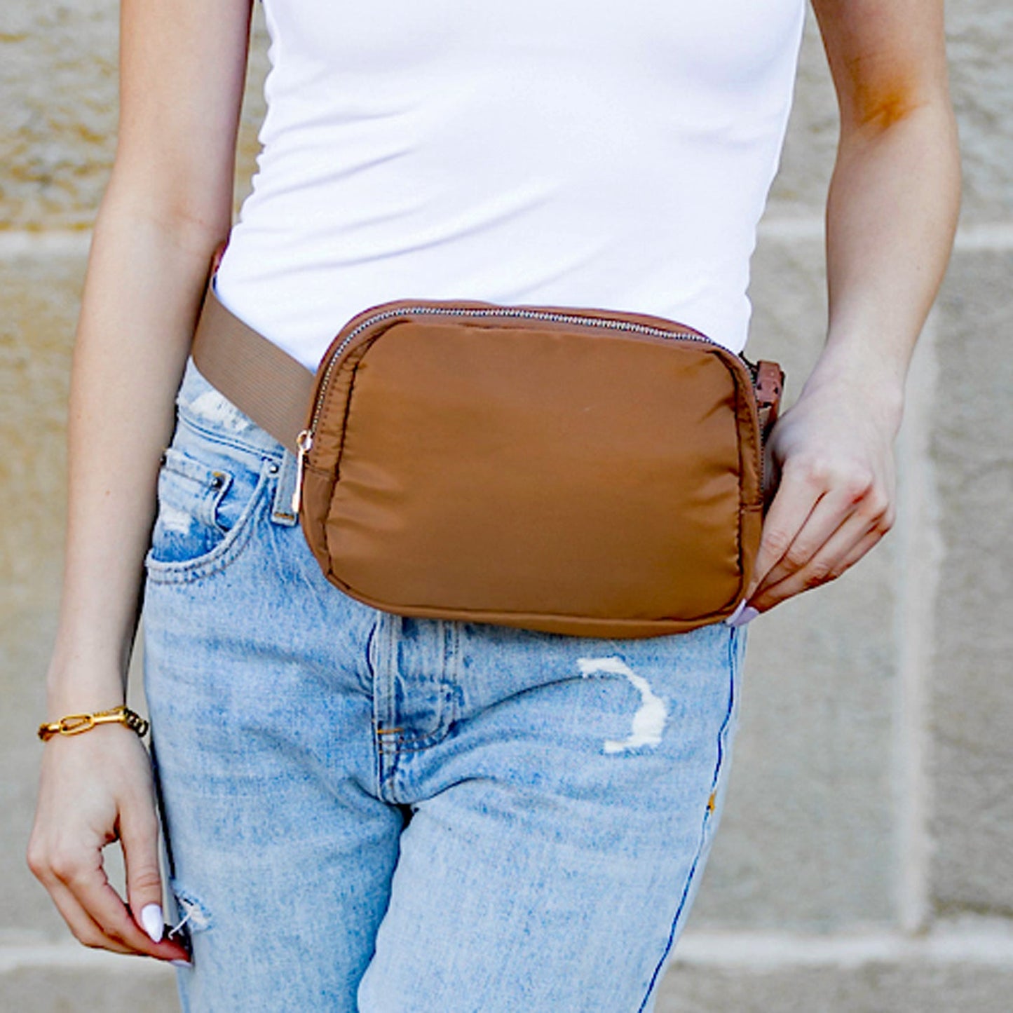 Roam 2L Oversize Nylon Sling Crossbody Belt Bum Fanny Waist Bag -