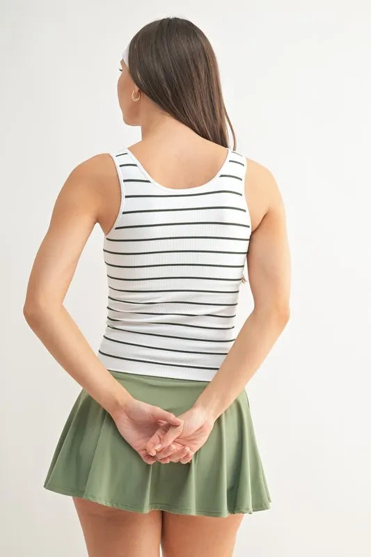 Classic Seamless Active Ribbed Tank - Active Tops