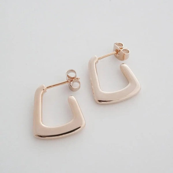Demi Hoop Earrings Trendy Earrings Outfit Idea for Women | Ro + Ivy