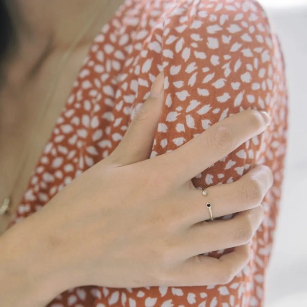 Jj Bestie Ring Trendy Rings Outfit Idea for Women | Ro + Ivy