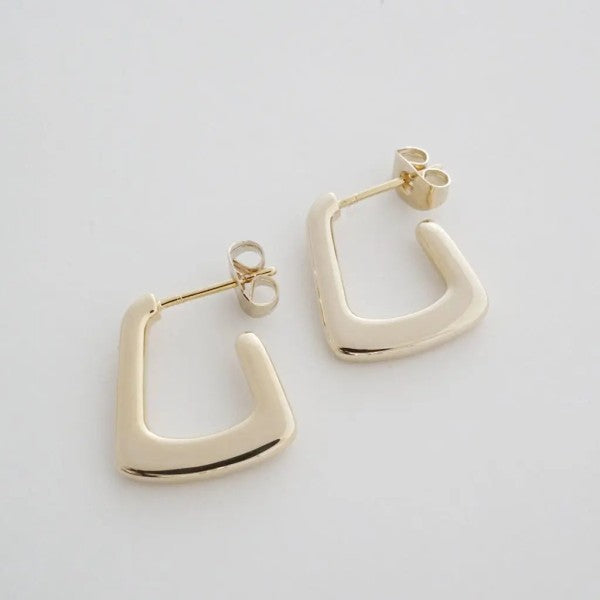 Demi Hoop Earrings Trendy Earrings Outfit Idea for Women | Ro + Ivy