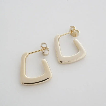 Demi Hoop Earrings Trendy Earrings Outfit Idea for Women | Ro + Ivy