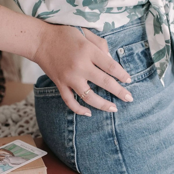 Stevie Baguette Ring Trendy Rings Outfit Idea for Women | Ro + Ivy