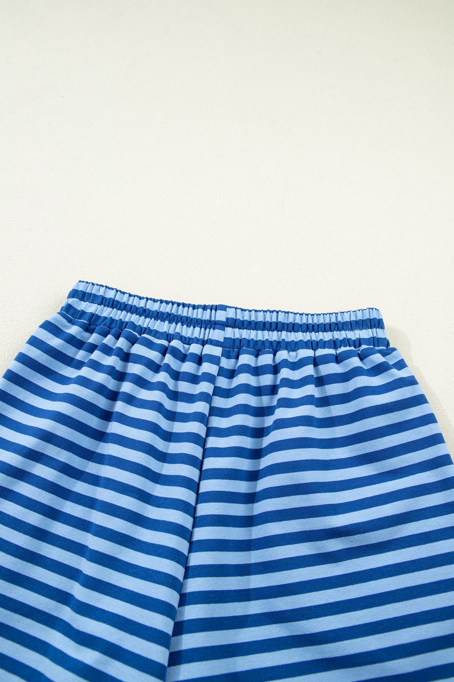 Striped Long Sleeve Top & Matching Shorts Casual Two-Piece Set — Timeless Comfortable Style - Short Sets
