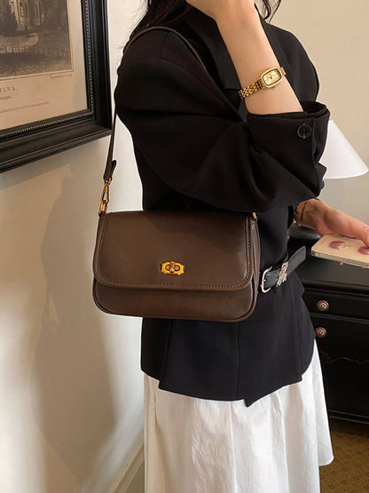 Twist Lock Shoulder Bag