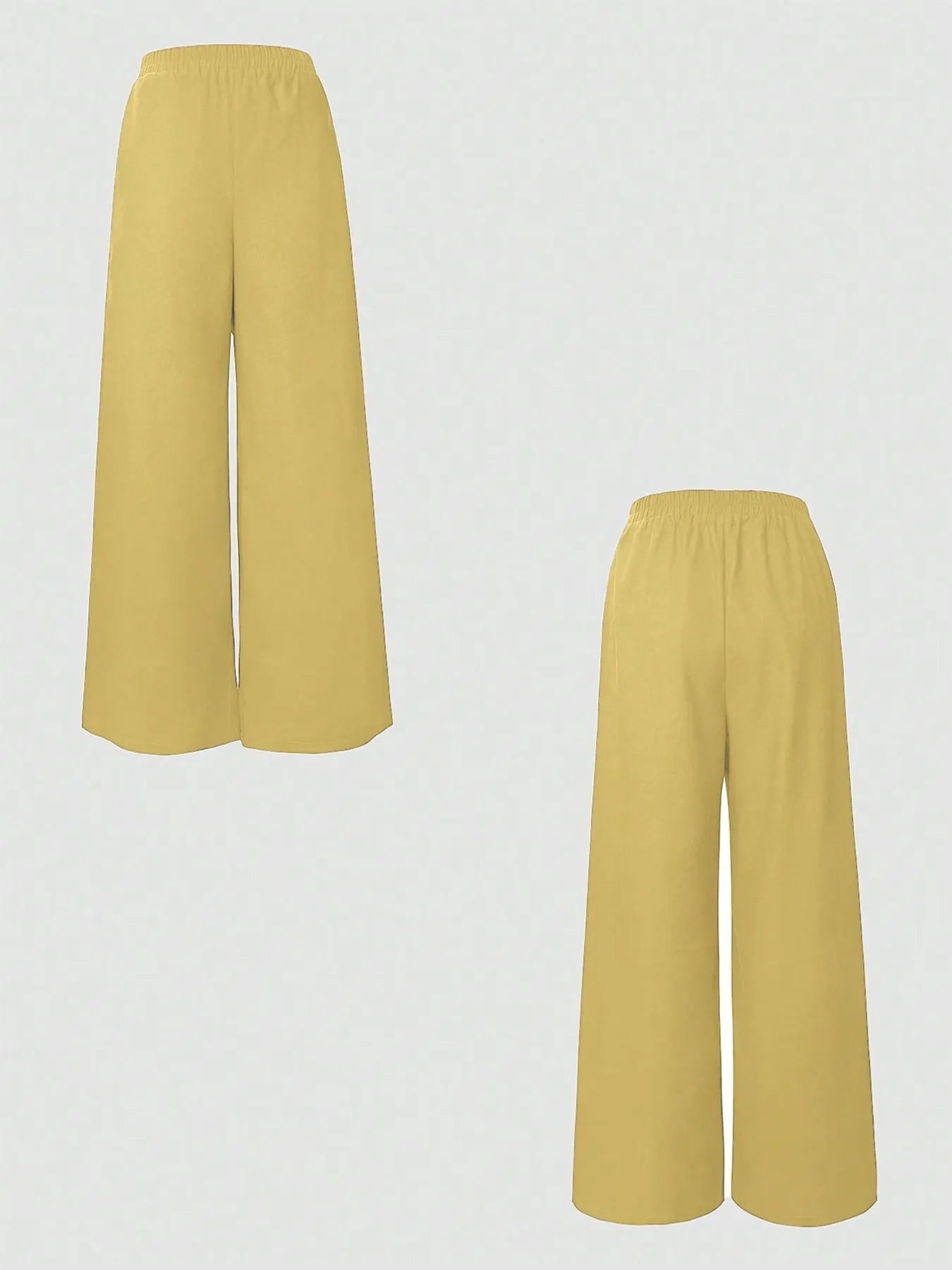 Women's One Button Sleeveless Top and Pants Set - Matching Sets