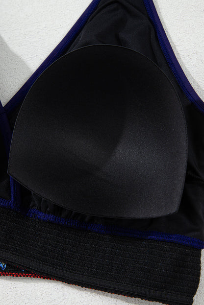 Wrap V-Neck Knot High Waisted Plus Bikini — Alluring Supportive Beach Style - Plus Size Swimwear