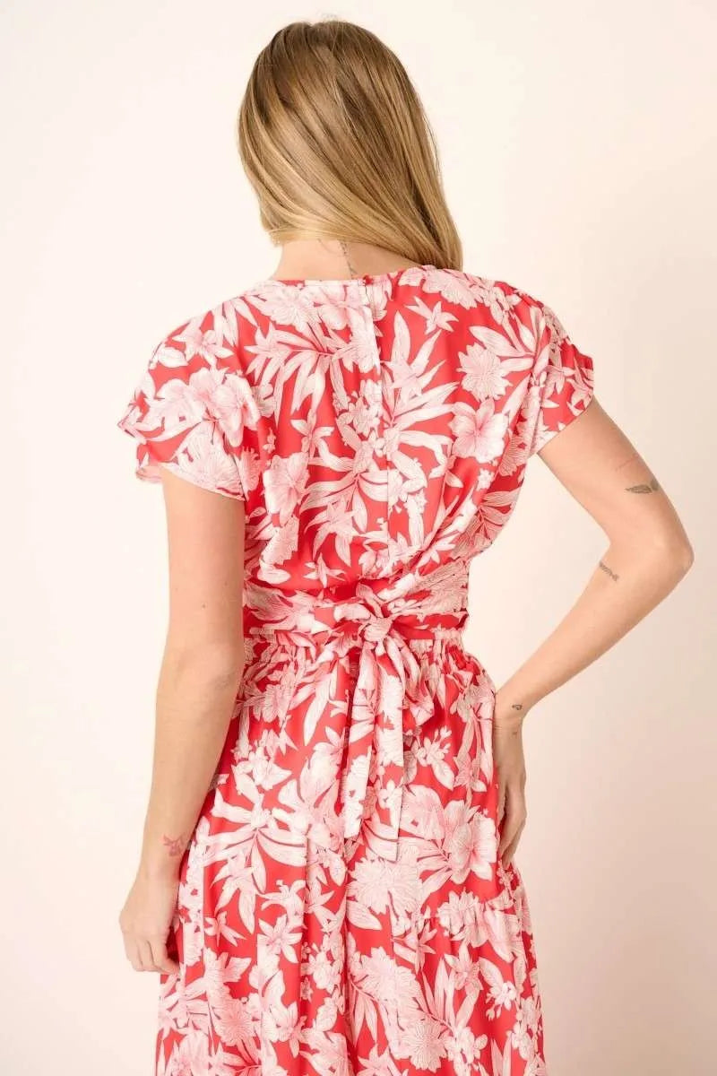 Tropical Print Top And Skirt Set – outfit idea for women | Ro + Ivy