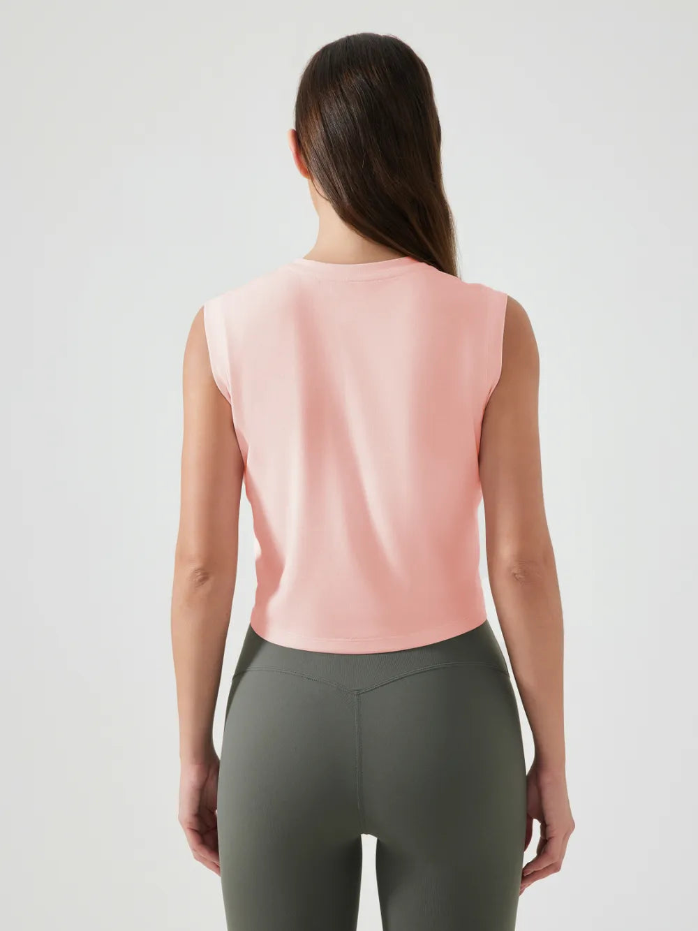 Round Neck Activewear Tank Top