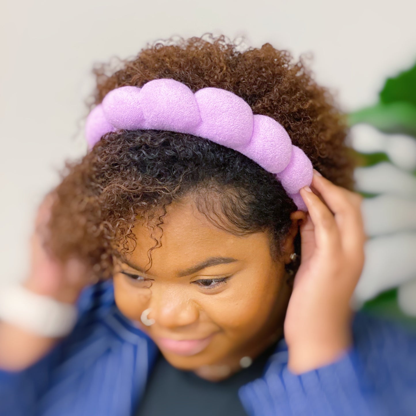 Terry Puffy Soft Headband Set Of Three - Hair Accessories