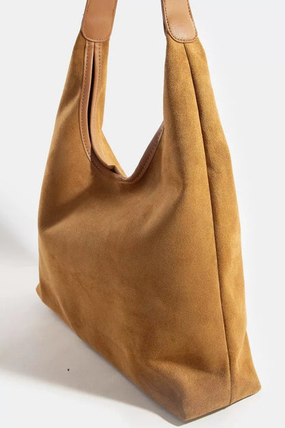 Faux Suede Hobo Bag | Trendy Hobo Bags Outfit Idea for Women by Ro + Ivy | Elevated Basics, Modern Comfort & Style