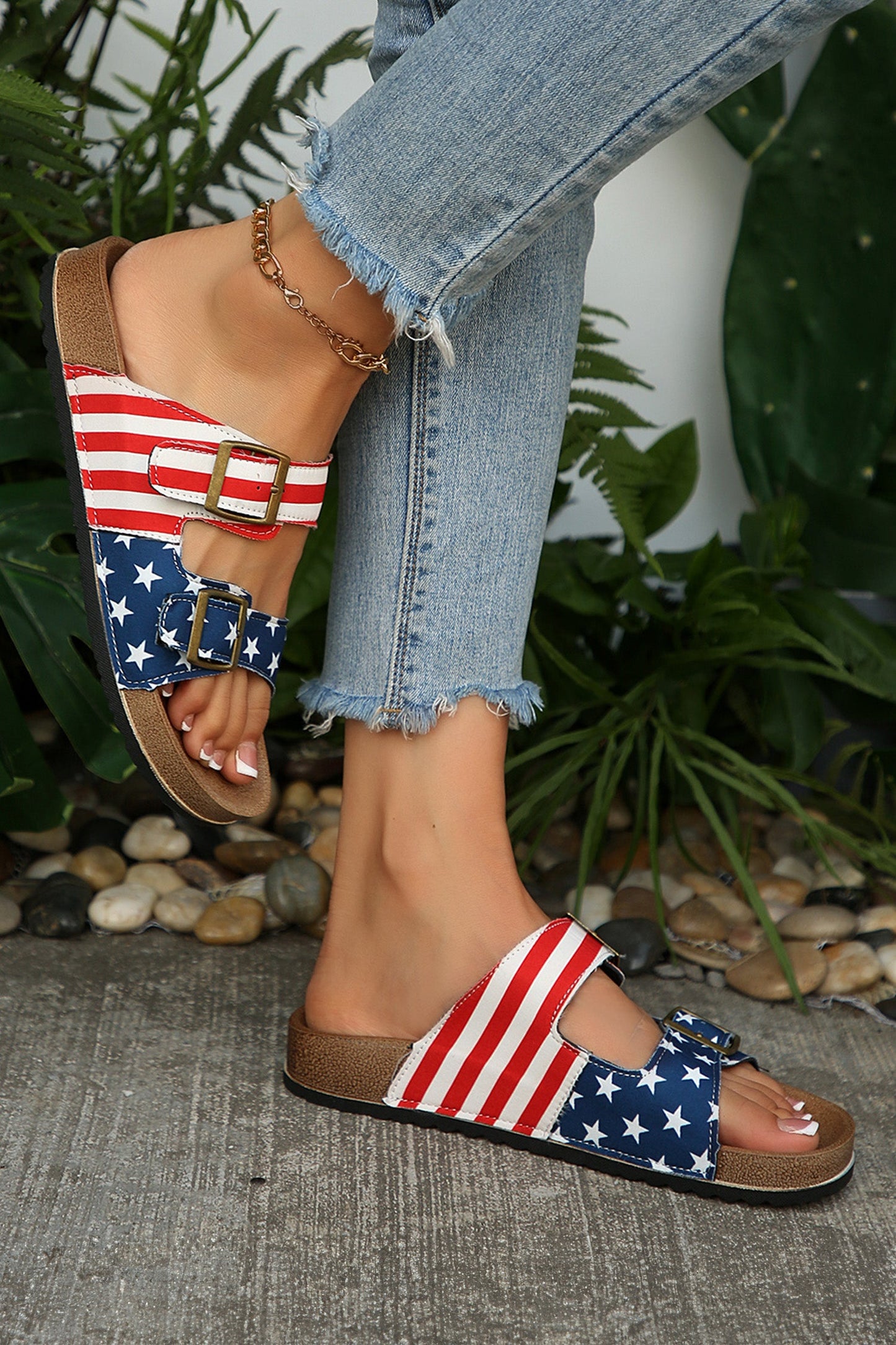 Hollowed Faux Suede Slip-On Slippers — Comfortable Casual Everyday Style - Slippers