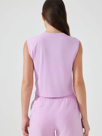 Round Neck Activewear Tank Top
