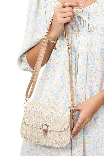 Intricately Woven Detail One Shoulder Bag — Elegant Everyday Carry Style - Shoulder Bags