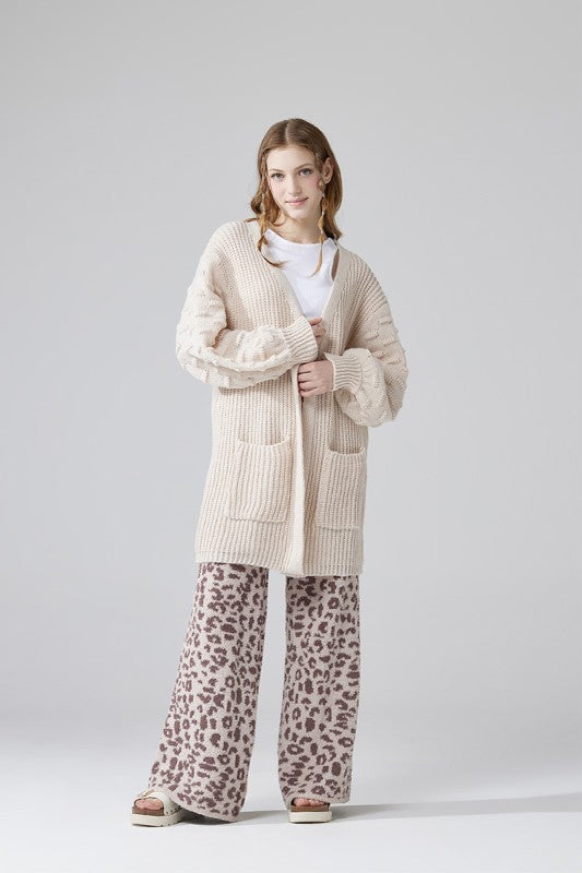 Plus Size Oversized Balloon Long Sleeve Longline Cardigan With Pockets | Trendy Cardigans Outfit Idea for Women by Ro + Ivy | Elevated Basics, Modern Comfort & Style