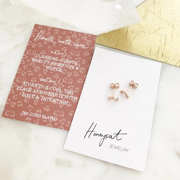 Rainbow Stud Earrings Trendy Earrings Outfit Idea for Women | Ro + Ivy