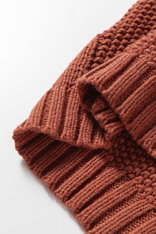 Chunky Knit Textured Sweater | Trendy Sweaters Outfit Idea for Women by Ro + Ivy | Elevated Basics, Modern Comfort & Style