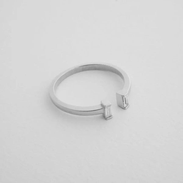 Stevie Baguette Ring Trendy Rings Outfit Idea for Women | Ro + Ivy