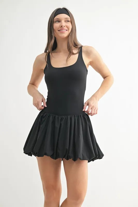 Bubble Active Mini Dress - BLACK Active Dresses