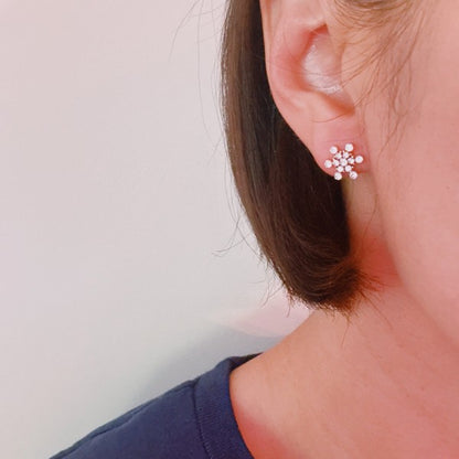 Holiday Reindeer & Snowflake Stud Earrings Set Of 2 | Trendy Earrings Outfit Idea for Women by Ro + Ivy | Elevated Basics, Modern Comfort & Style