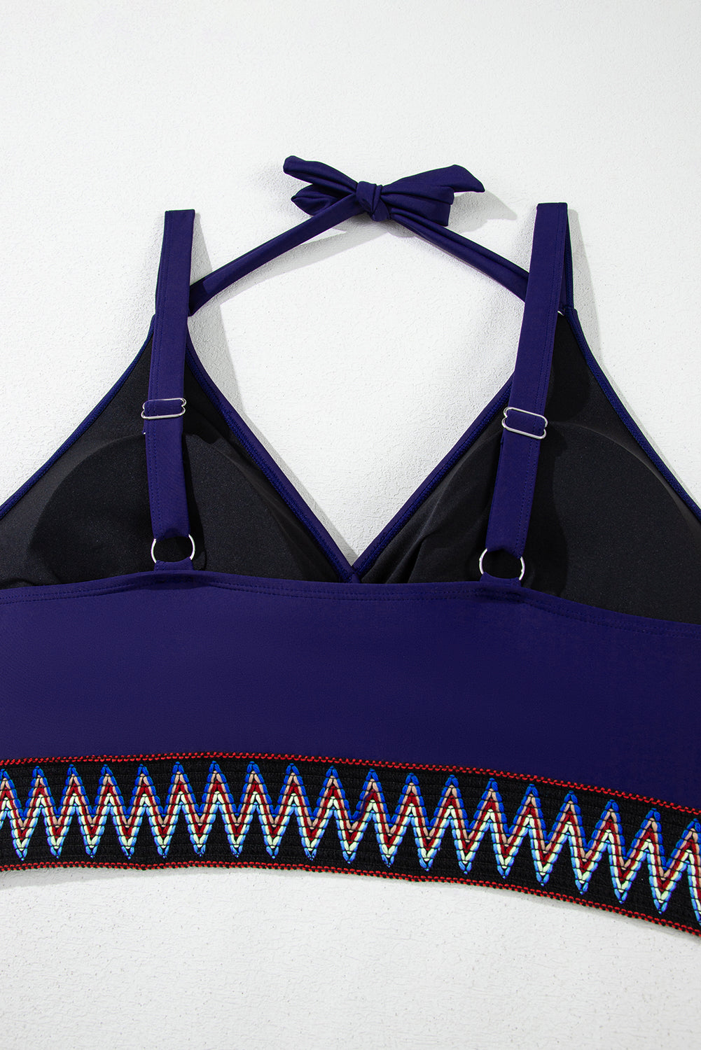 Wrap V-Neck Knot High Waisted Plus Bikini — Alluring Supportive Beach Style - Plus Size Swimwear