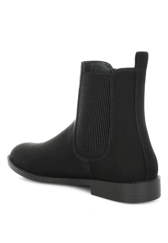 Low Block Heel Chelsea Boots | Trendy Boots Outfit Idea for Women by Ro + Ivy | Elevated Basics, Modern Comfort & Style