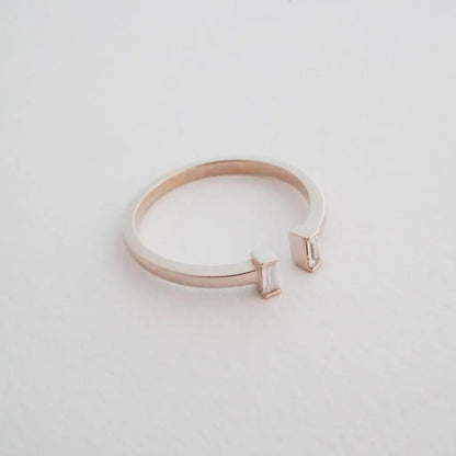 Stevie Baguette Ring Trendy Rings Outfit Idea for Women | Ro + Ivy