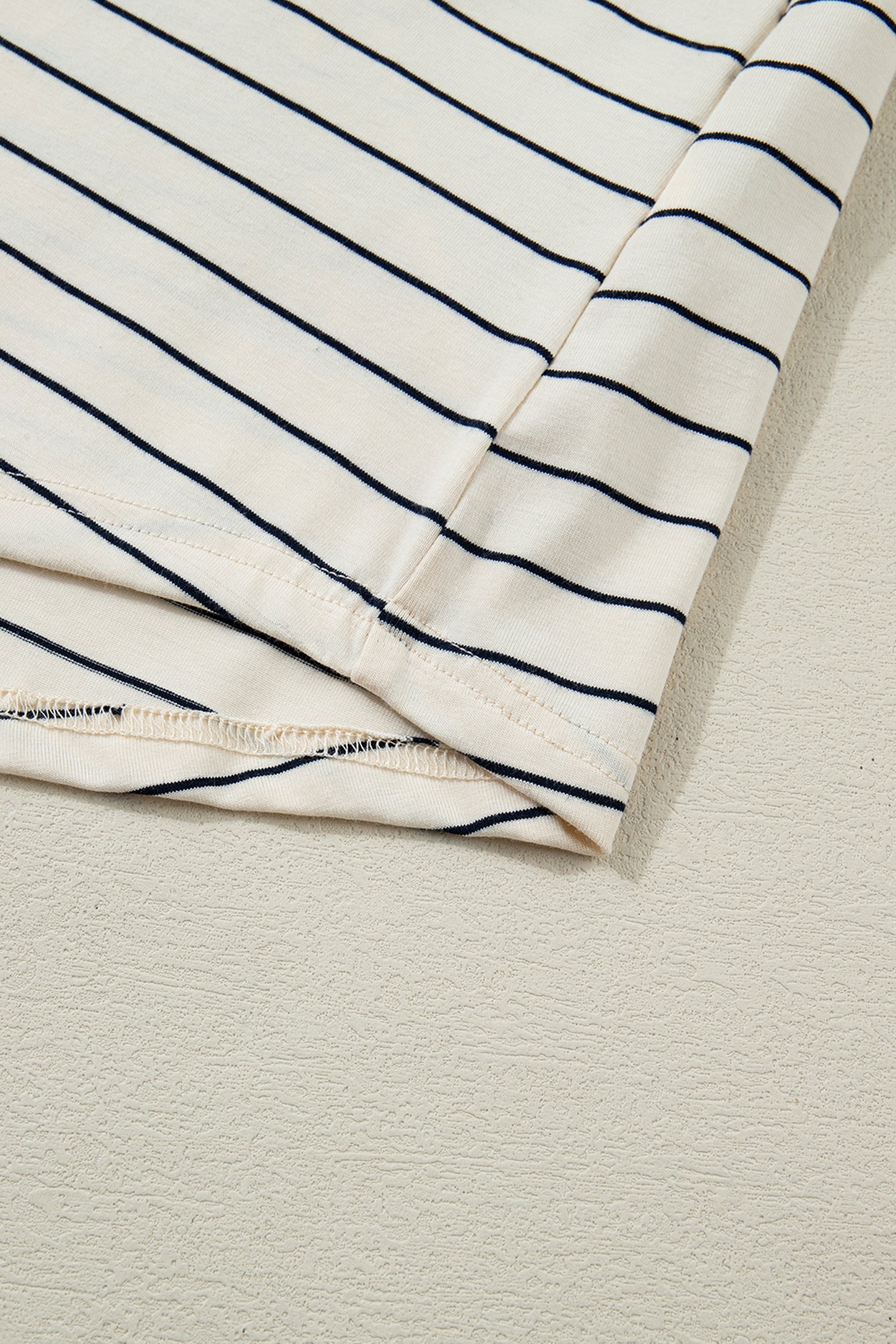 Striped Drawstring Tunic Mini Dress Tank — Versatile Flattering Everyday Style - Mini Dresses