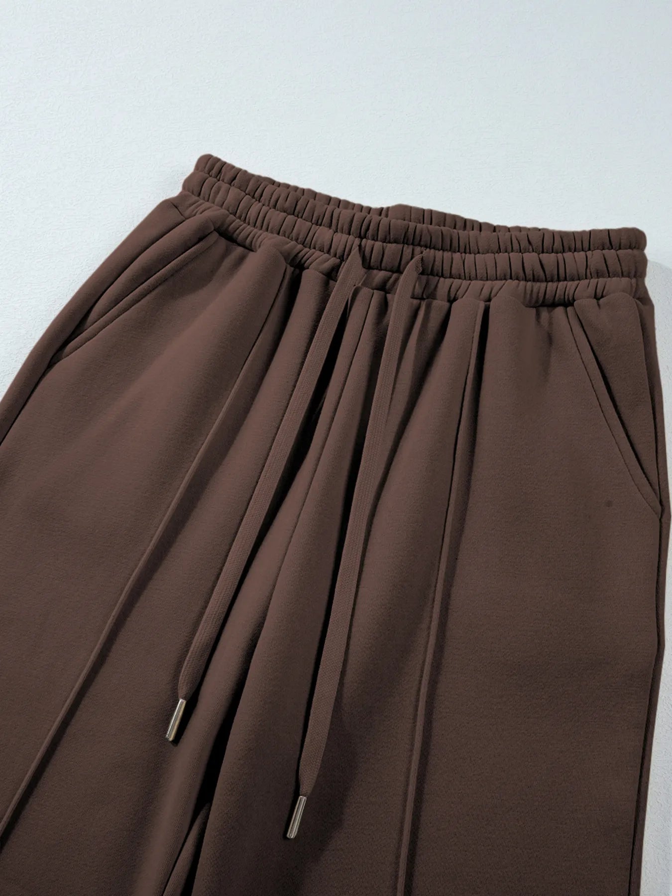 Women's Collared Sweatshirt and High Waist Pants Active Set - Activewear Sets