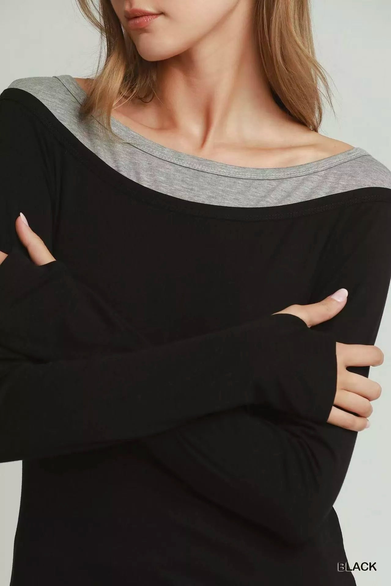 Layered Long Sleeve Top